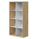 Wooden Shelving Unit With 8 Shelves - Dania