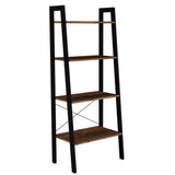 Wooden Shelving Unit With Black Metal Frame - Ealing