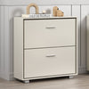 Wooden Shoe Cabinet With 2 Flap Doors - Lido