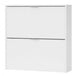Wooden Shoe Storage Cabinet With 2 Flap Drawers - Bristol
