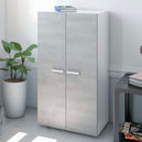 Wooden Shoe Storage Cabinet 103cm High With 2 Doors - Zulia