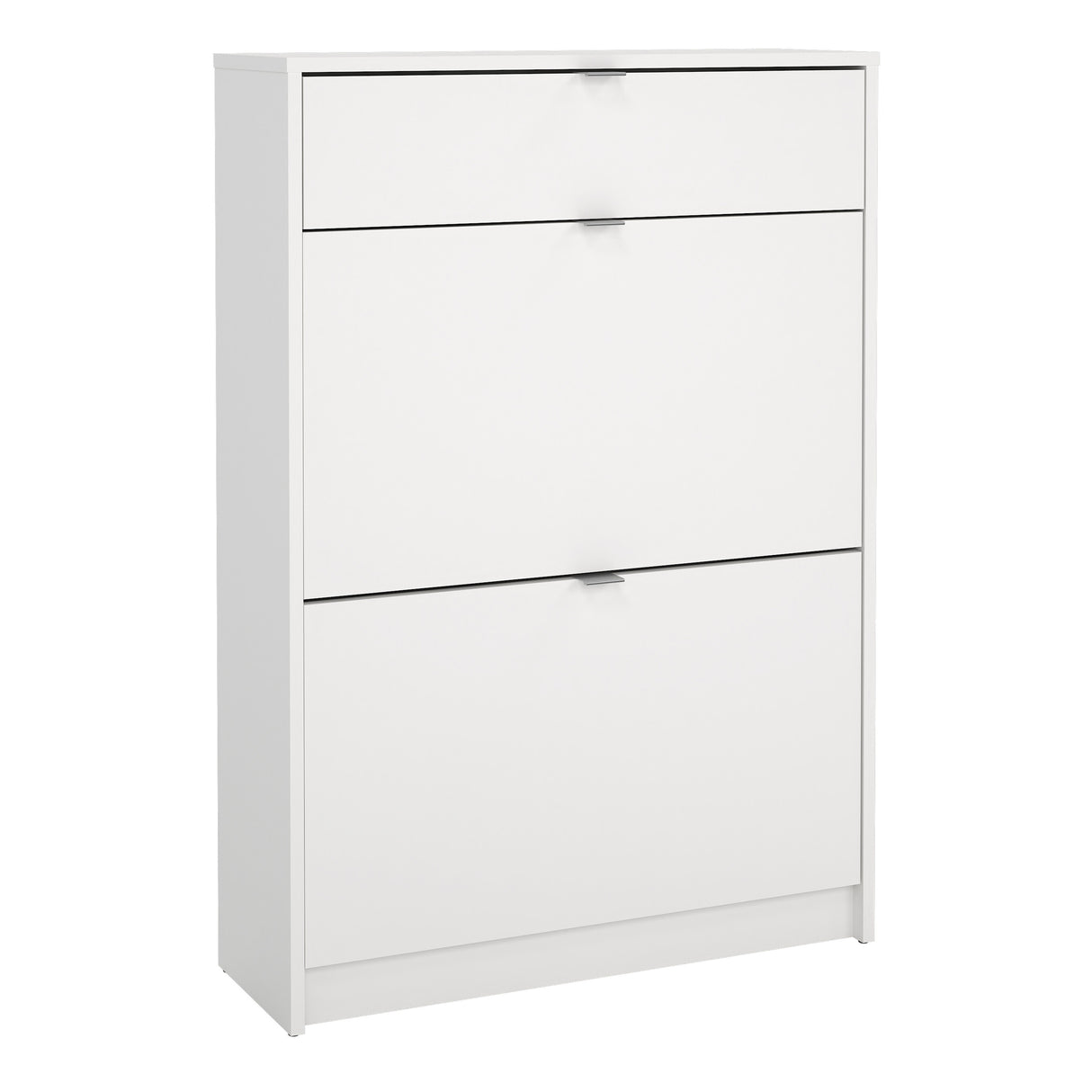 Wooden Shoe Storage Cabinet With 2 Flap Doors And 1 Drawer - Seabrook