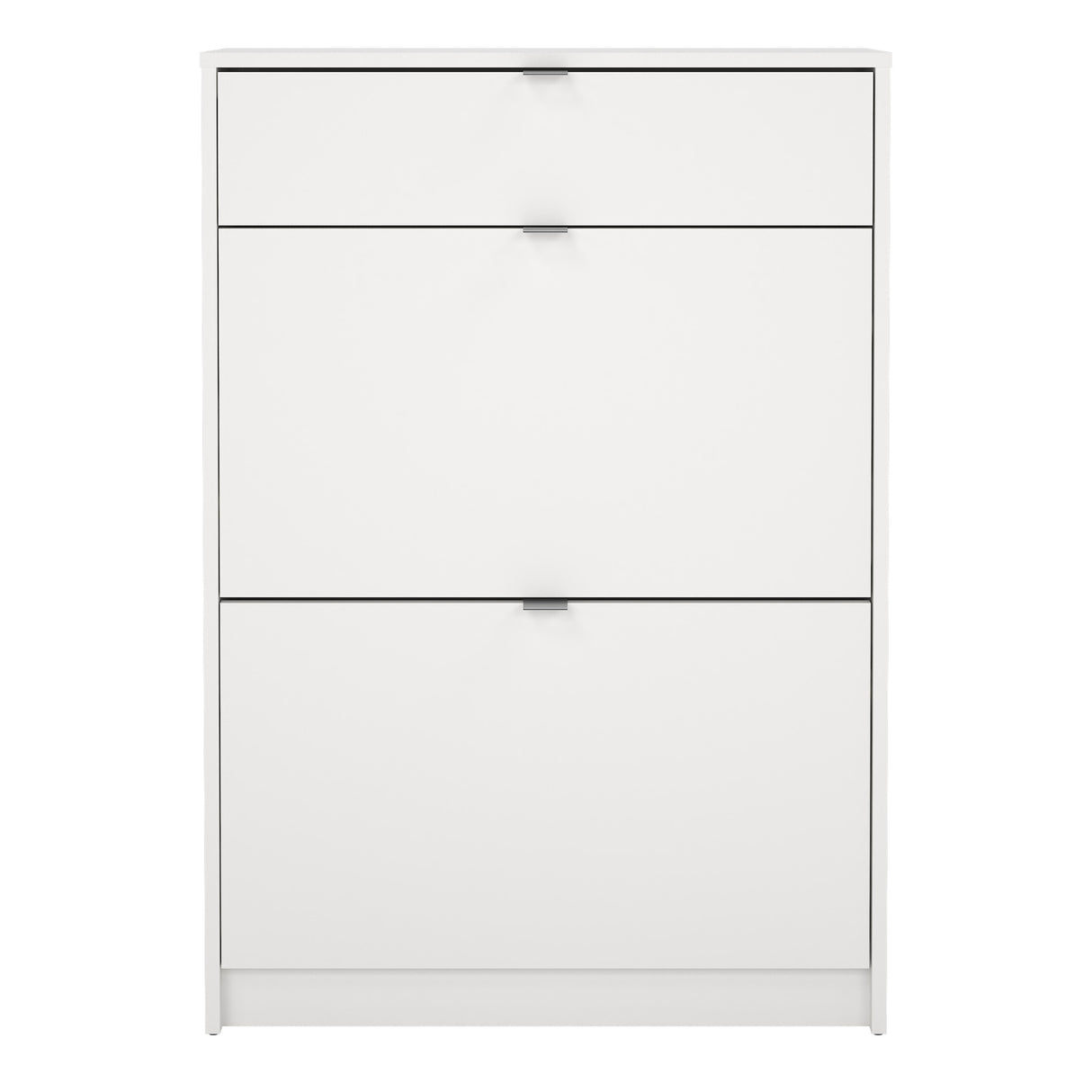 Wooden Shoe Storage Cabinet With 2 Flap Doors And 1 Drawer - Seabrook