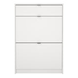 Wooden Shoe Storage Cabinet With 2 Flap Doors And 1 Drawer - Seabrook