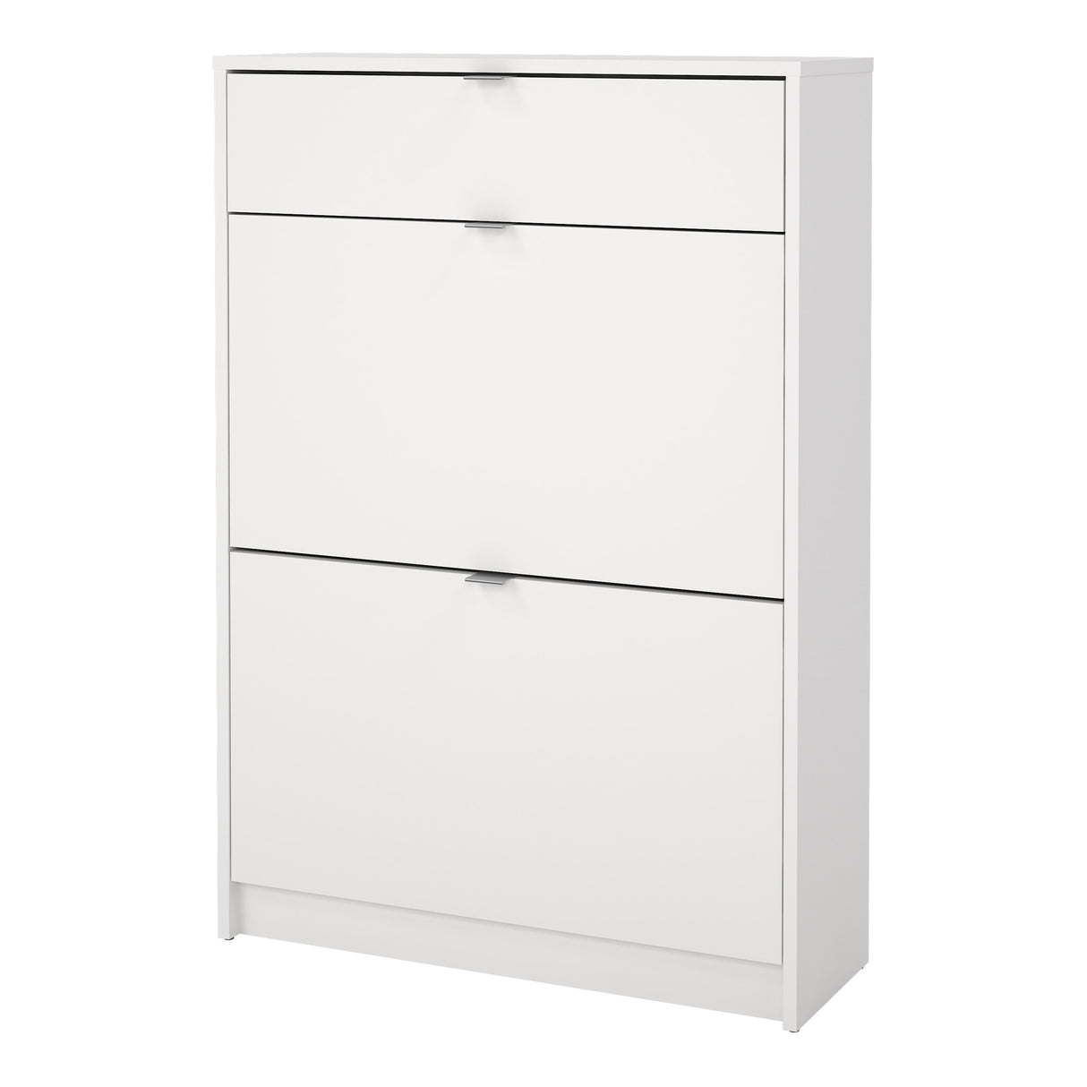 Wooden Shoe Storage Cabinet With 2 Flap Doors And 1 Drawer - Seabrook
