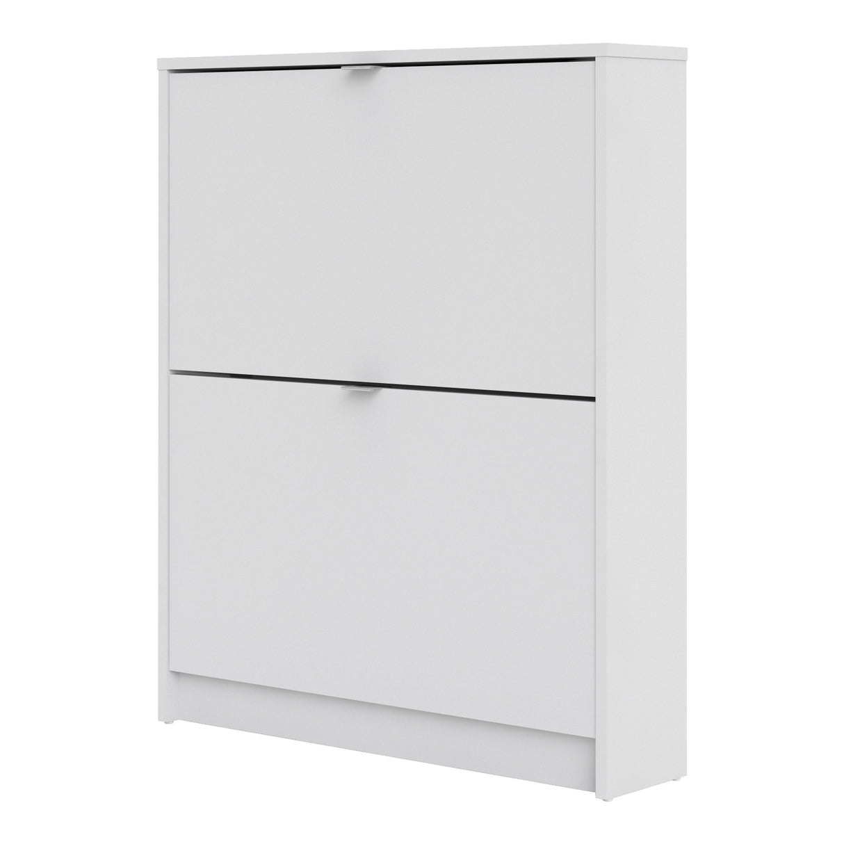 Wooden Shoe Storage Cabinet With 2 Flip Down Doors And 1 Layer - Seabrook