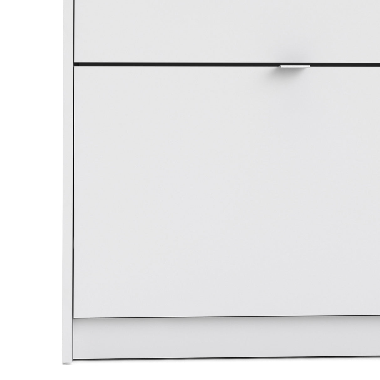 Wooden Shoe Storage Cabinet With 2 Flip Down Doors And 1 Layer - Seabrook