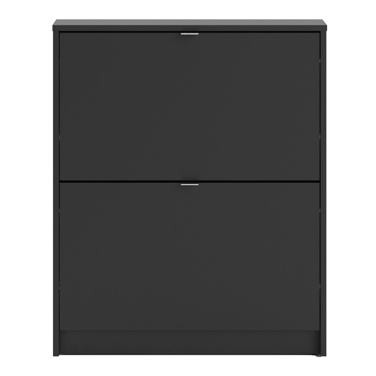 Wooden Shoe Storage Cabinet With 2 Flip Down Doors And 1 Layer - Seabrook