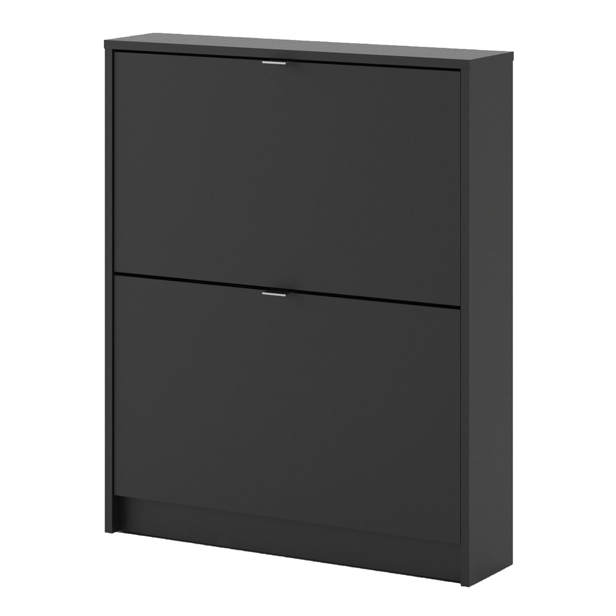 Wooden Shoe Storage Cabinet With 2 Flip Down Doors And 1 Layer - Seabrook