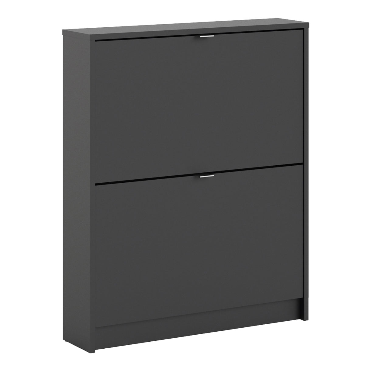 Wooden Shoe Storage Cabinet With 2 Flip Down Doors And 1 Layer - Seabrook