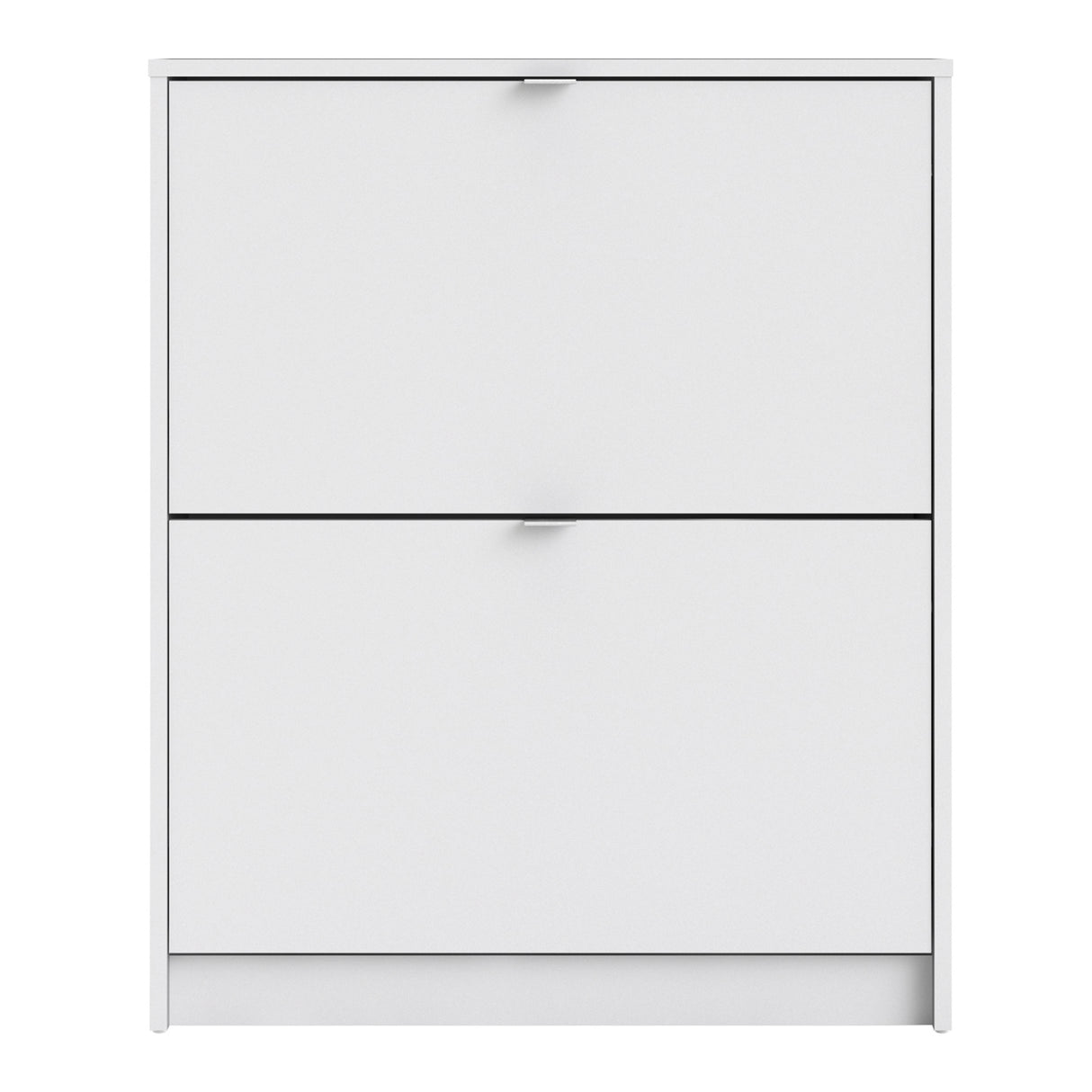 Wooden Shoe Storage Cabinet With 2 Flip Down Doors And 2 Layers - Seabrook