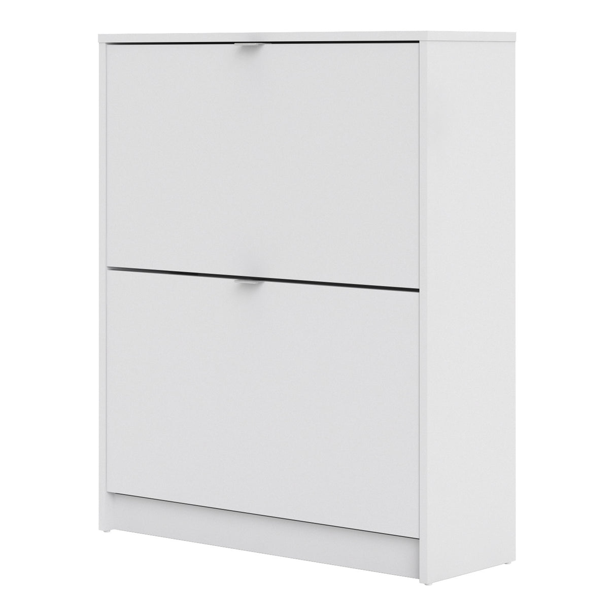 Wooden Shoe Storage Cabinet With 2 Flip Down Doors And 2 Layers - Seabrook