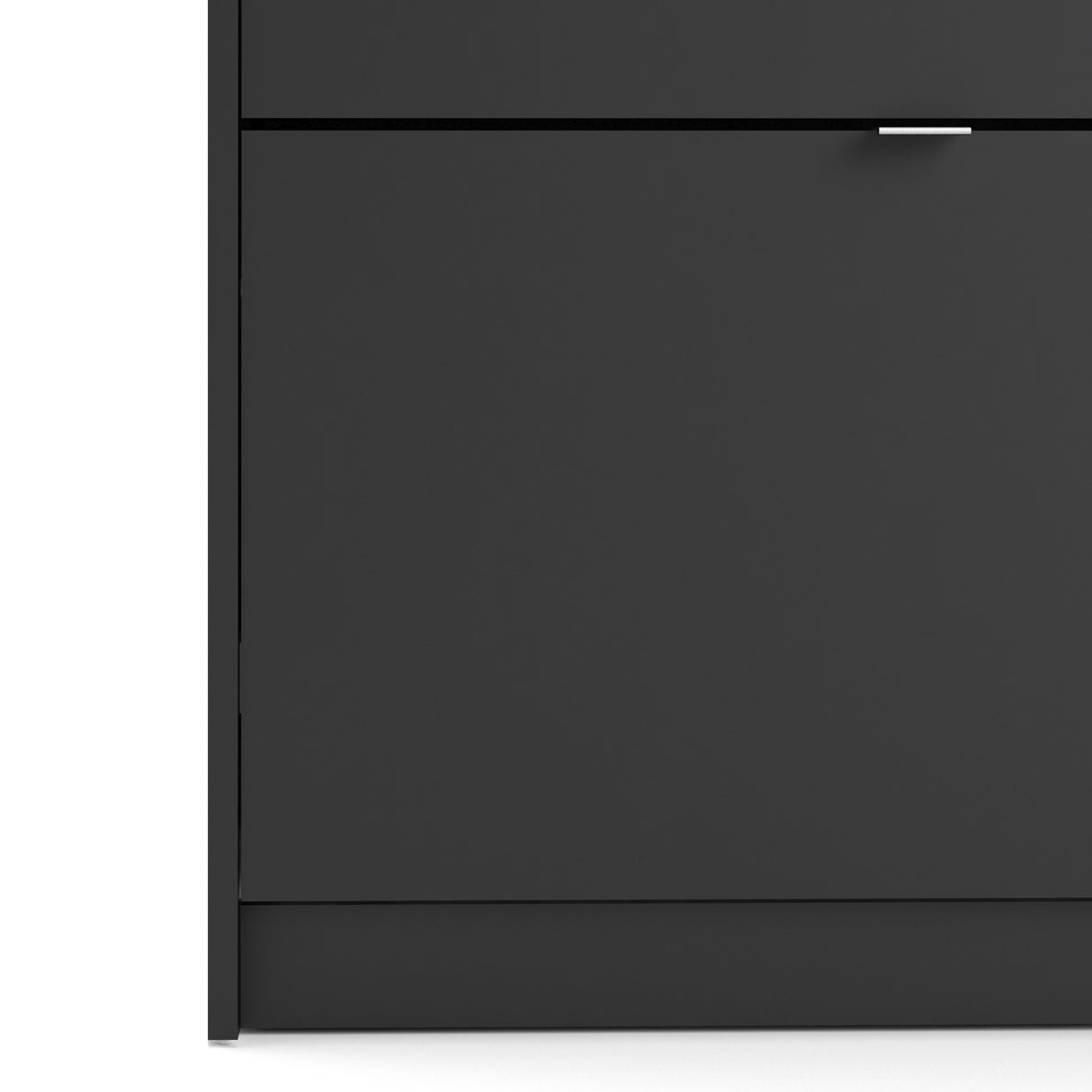 Wooden Shoe Storage Cabinet With 2 Flip Down Doors And 2 Layers - Seabrook