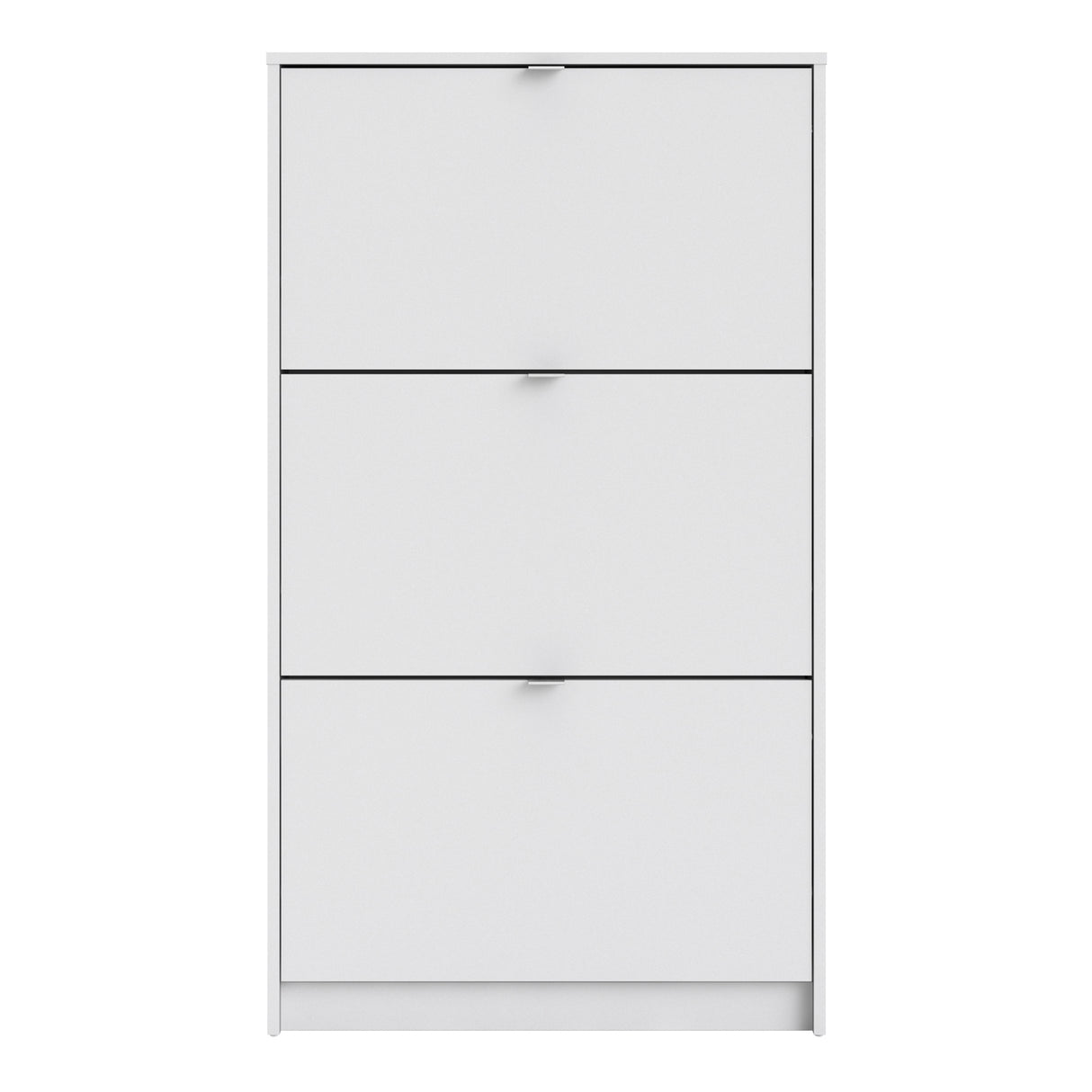 Wooden Shoe Storage Cabinet With 3 Flip Down Doors And 1 Layer - Seabrook