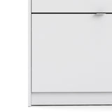 Wooden Shoe Storage Cabinet With 3 Flip Down Doors And 1 Layer - Seabrook