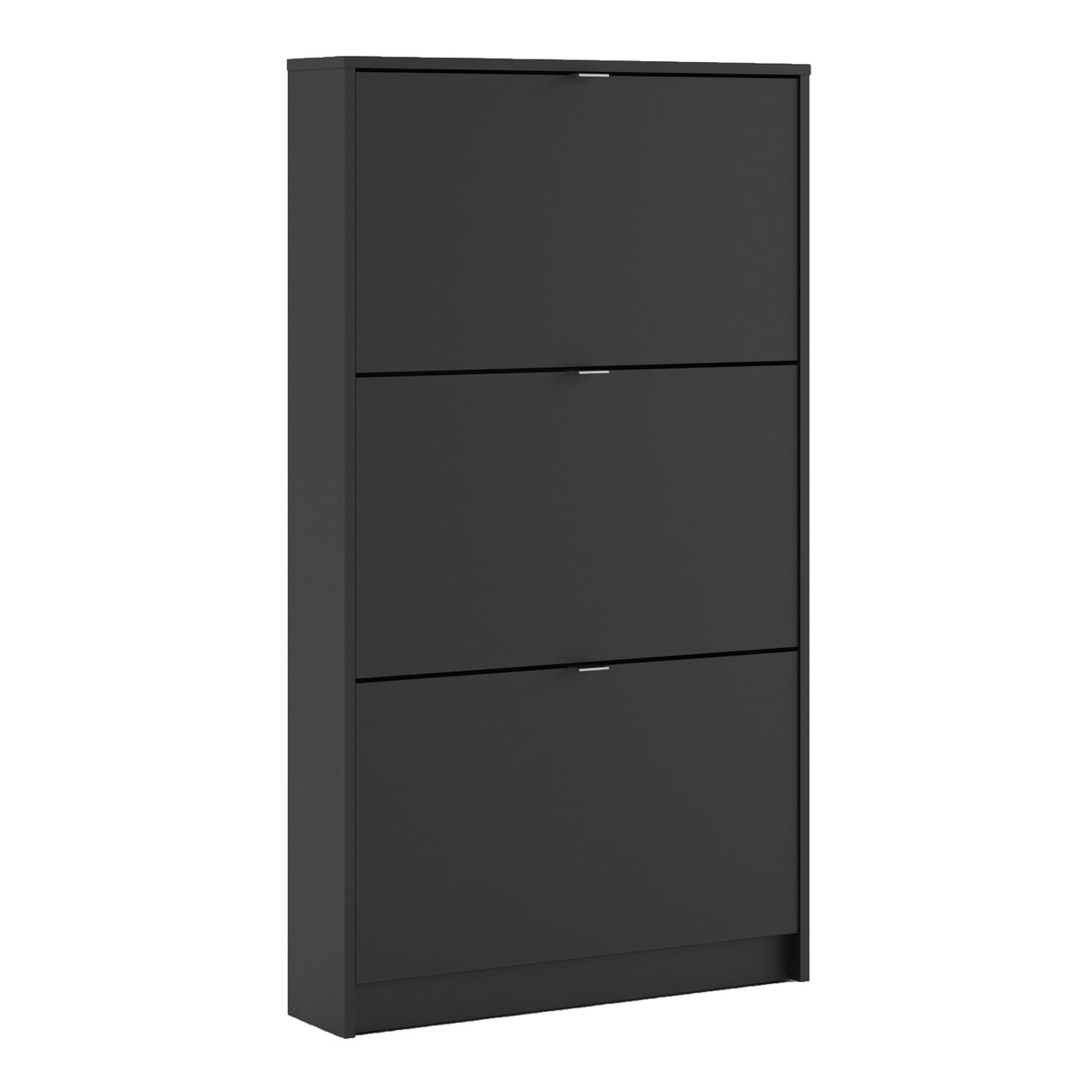 Wooden Shoe Storage Cabinet With 3 Flip Down Doors And 1 Layer - Seabrook