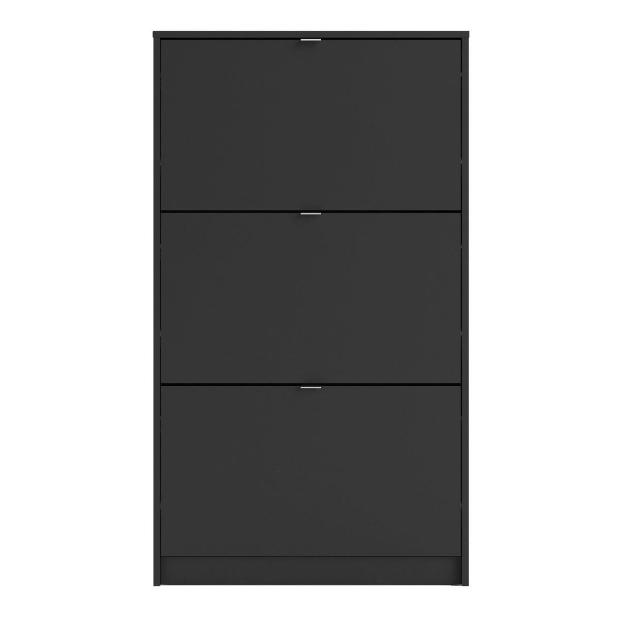 Wooden Shoe Storage Cabinet With 3 Flip Down Doors And 1 Layer - Seabrook