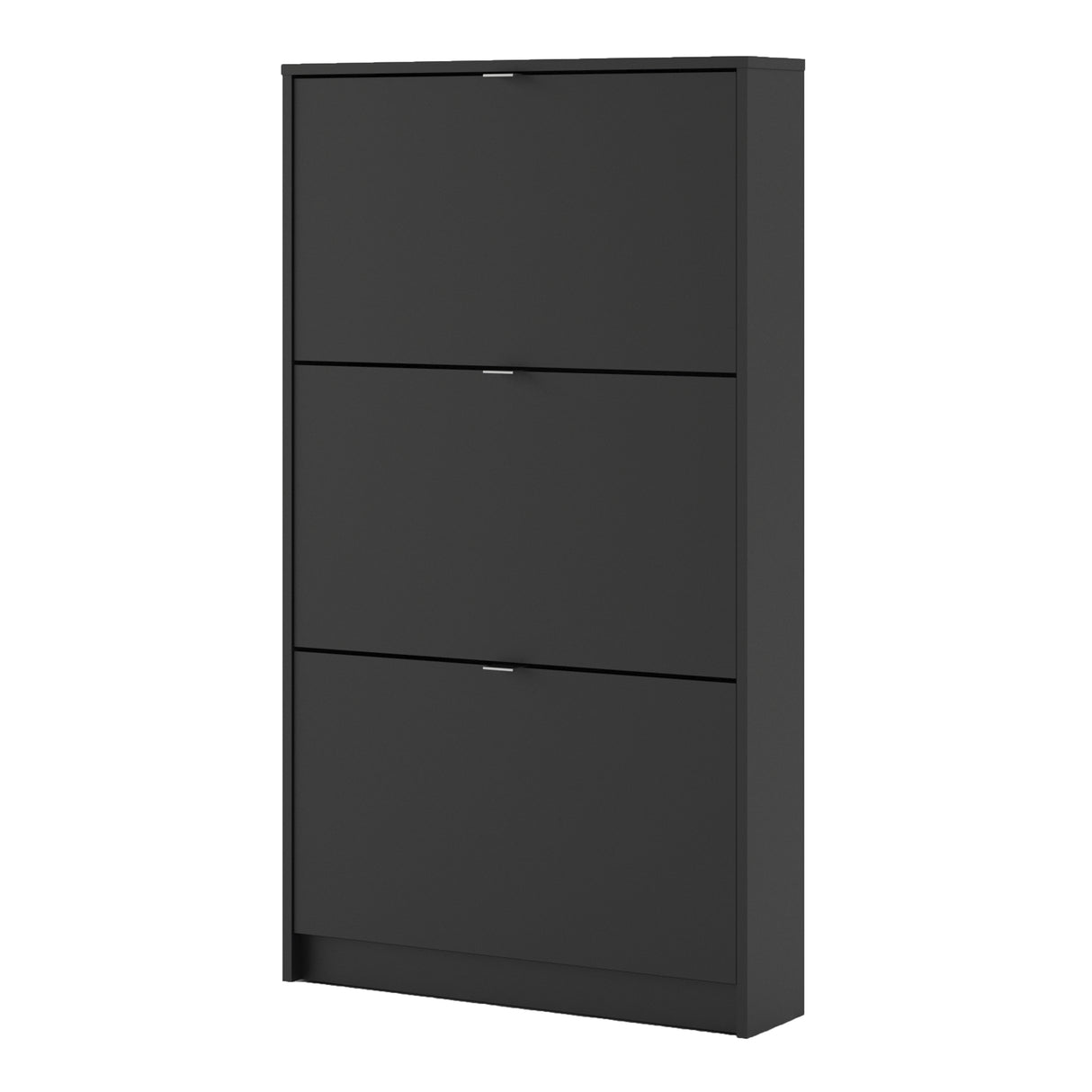 Wooden Shoe Storage Cabinet With 3 Flip Down Doors And 1 Layer - Seabrook
