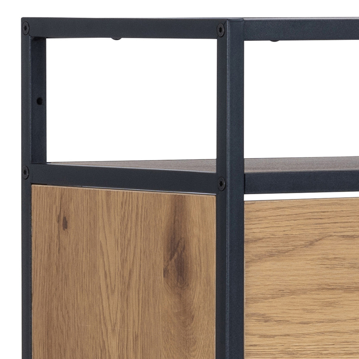Wooden Shoe Storage Cabinet With 3 Flip Down Doors - Seaford