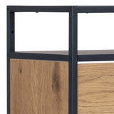 Wooden Shoe Storage Cabinet With 3 Flip Down Doors - Seaford
