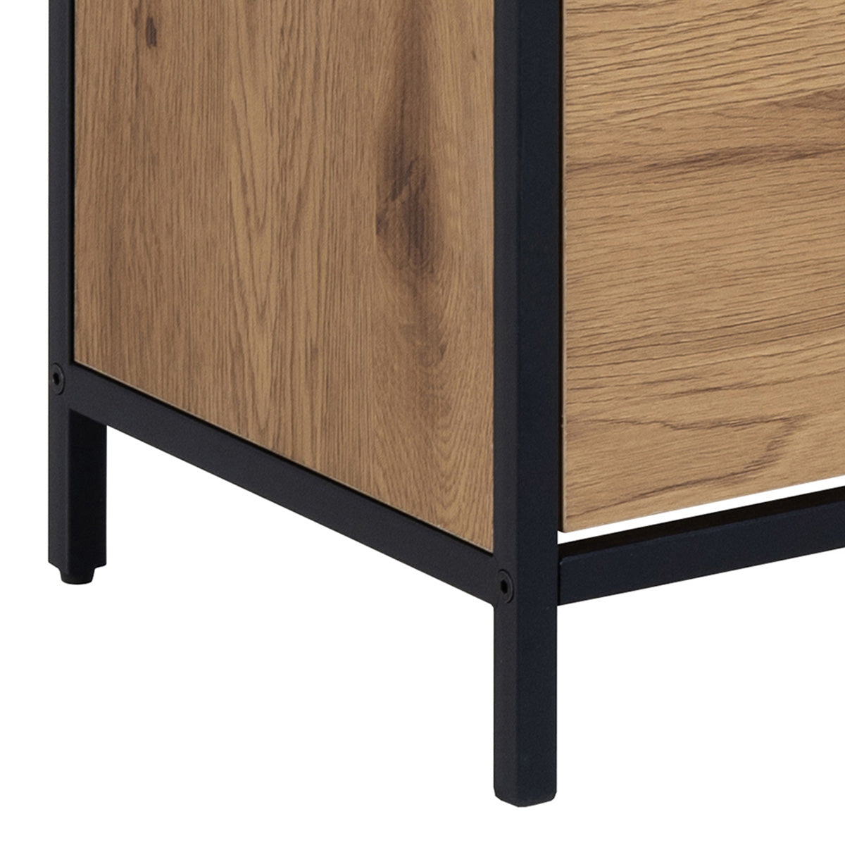 Wooden Shoe Storage Cabinet With 3 Flip Down Doors - Seaford