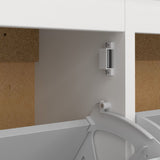 Wooden Shoe Storage Cabinet With 4 Compartments - Barcelona