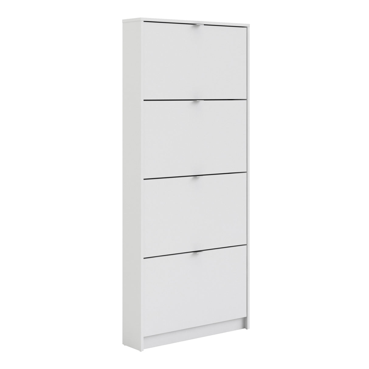 Wooden Shoe Storage Cabinet With 4 Flip Down Doors And 1 Layer - Seabrook