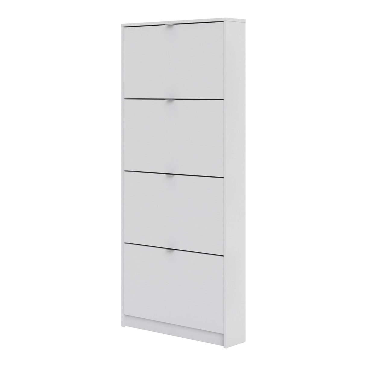 Wooden Shoe Storage Cabinet With 4 Flip Down Doors And 1 Layer - Seabrook