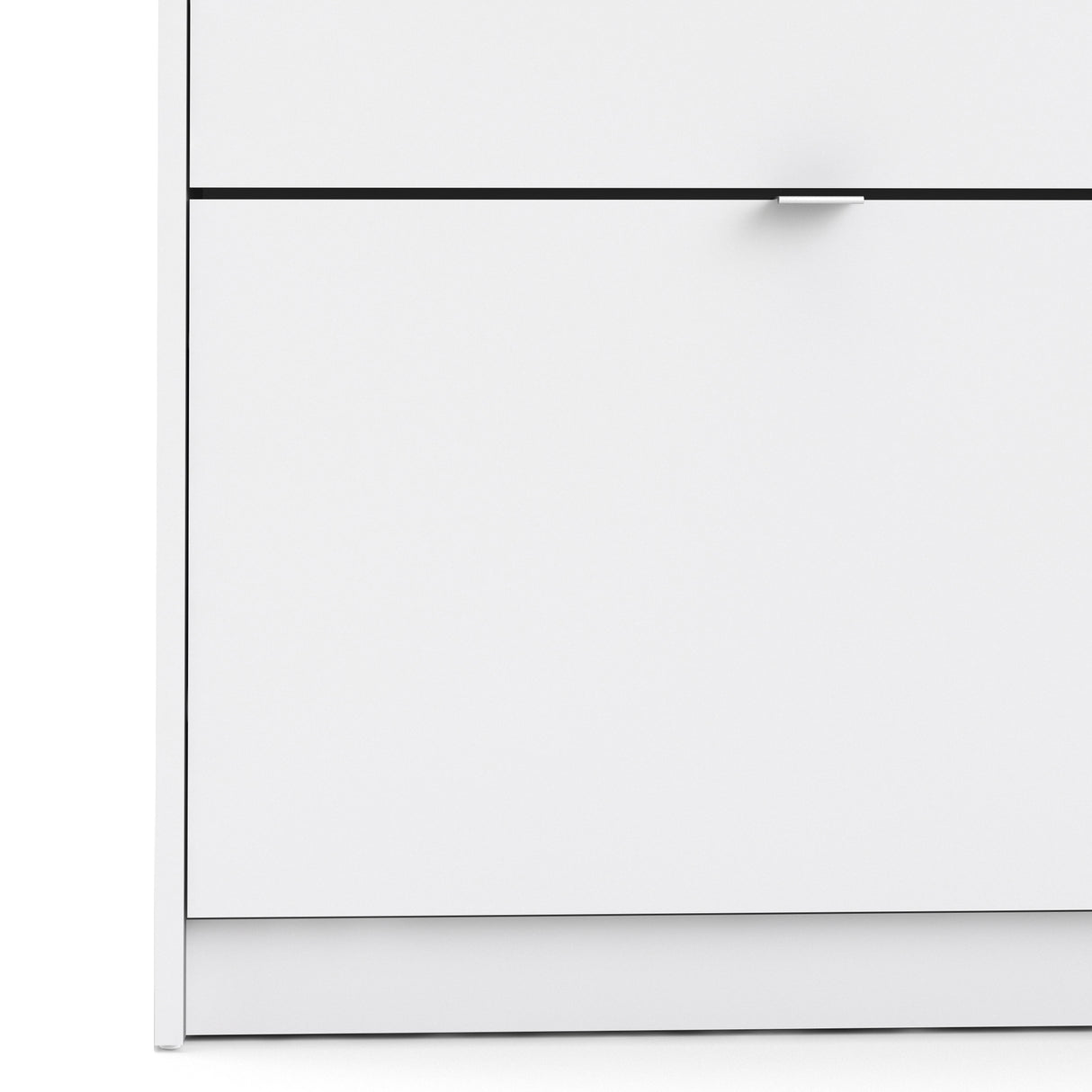 Wooden Shoe Storage Cabinet With 4 Flip Down Doors And 1 Layer - Seabrook