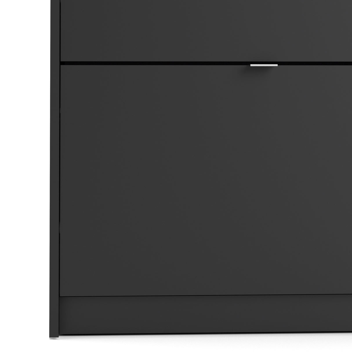 Wooden Shoe Storage Cabinet With 4 Flip Down Doors And 1 Layer - Seabrook