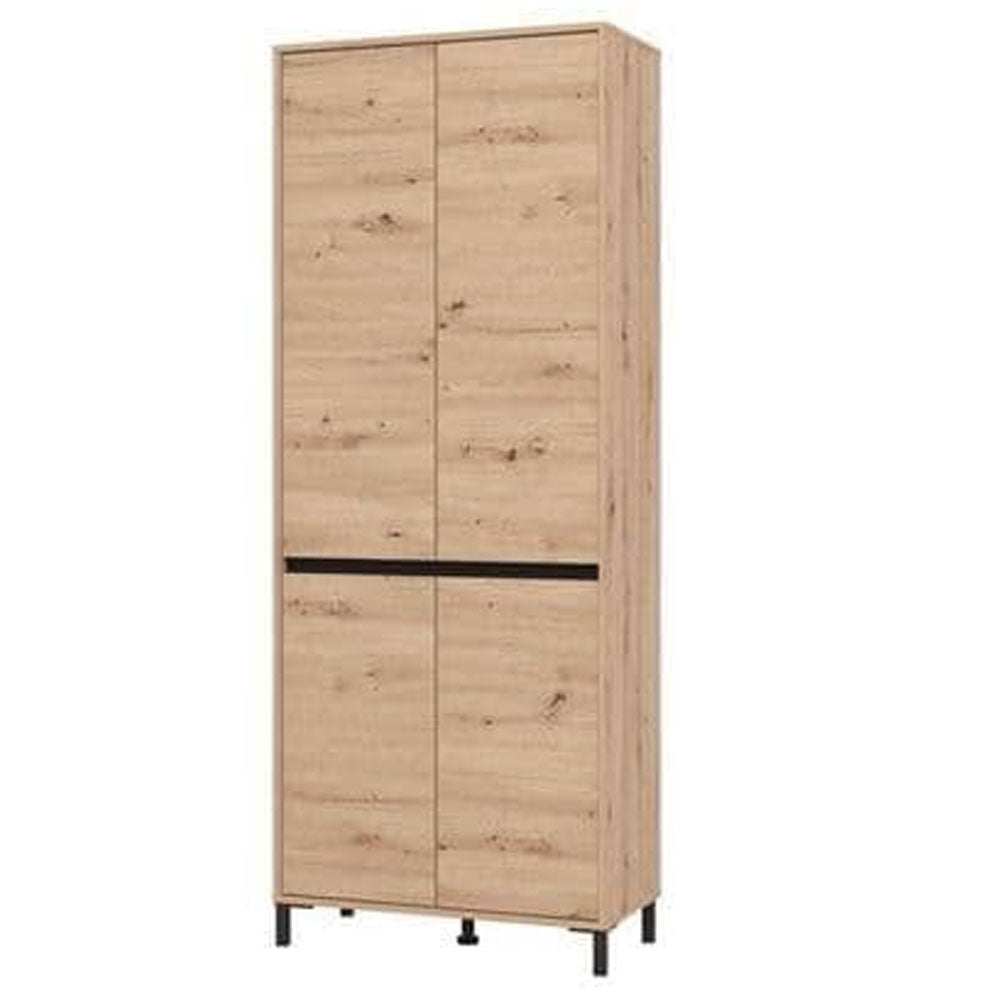 Wooden Shoe Storage Cabinet Tall With 4 Doors - Toshiba