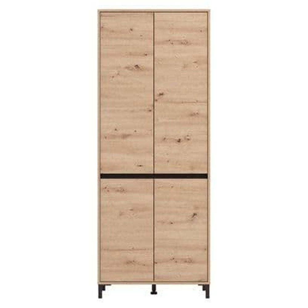 Wooden Shoe Storage Cabinet Tall With 4 Doors - Toshiba