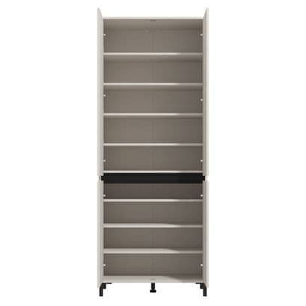 Wooden Shoe Storage Cabinet Tall With 4 Doors - Toshiba