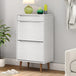 Wooden Shoe Storage Cabinet With 2 Flip Doors And 1 Drawer - Molde
