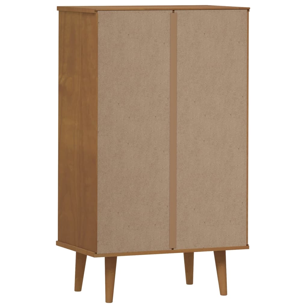 Wooden Shoe Storage Cabinet With 2 Flip Doors And 1 Drawer - Molde