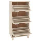 Wooden Shoe Storage Cabinet With 3 Flip Drawers - Hamar