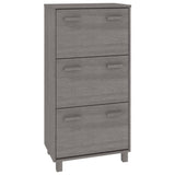 Wooden Shoe Storage Cabinet With 3 Flip Drawers - Hamar