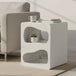 Wooden Side Table 35cm Wide - Geo