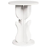 Wooden Side Table 39.5cm Wide Round - Vantage Home