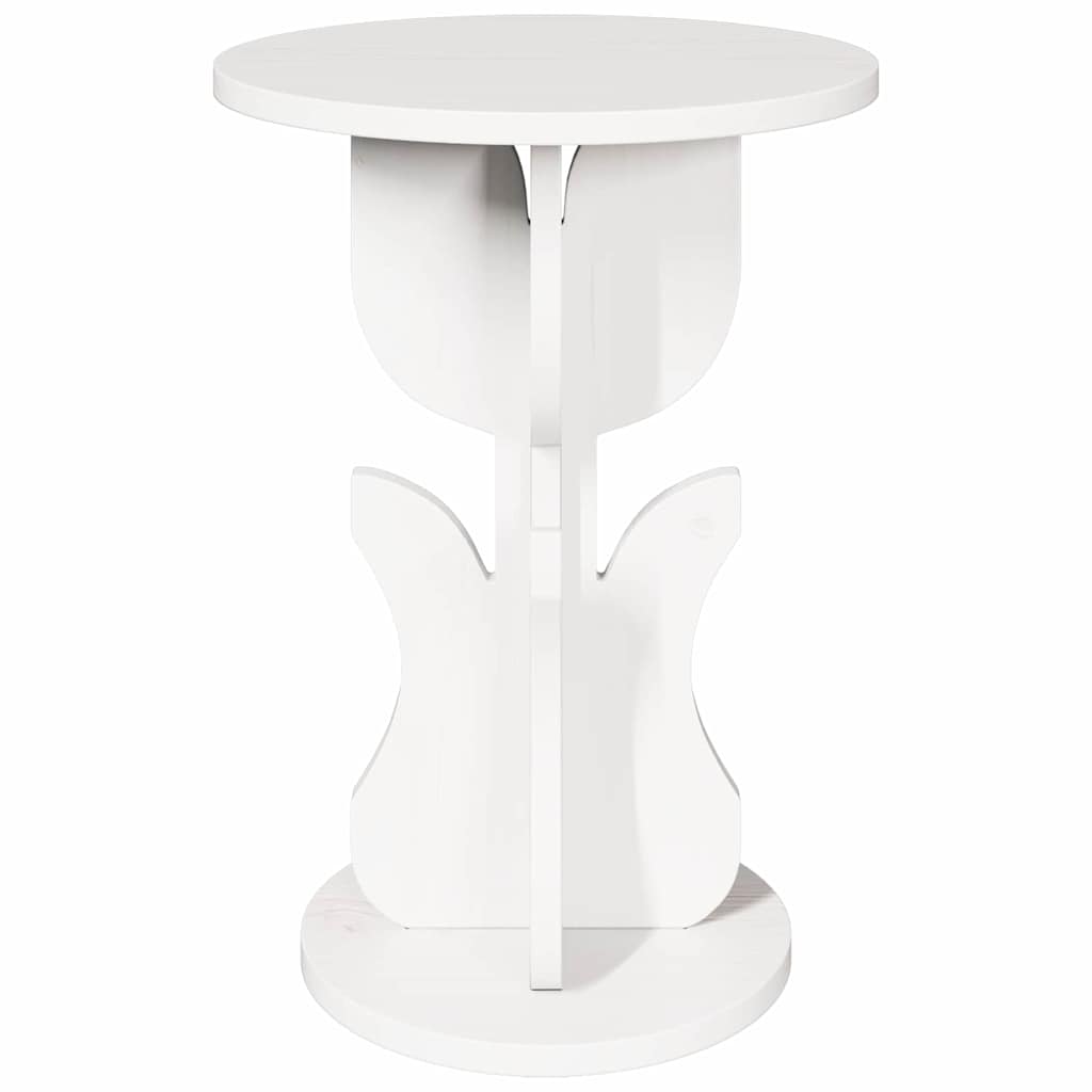 Wooden Side Table 39.5cm Wide Round - Vantage Home