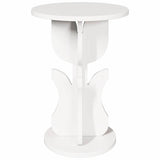 Wooden Side Table 39.5cm Wide Round - Vantage Home