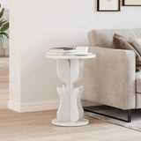 Wooden Side Table 39.5cm Wide Round - Vantage Home