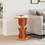Wooden Side Table 39.5cm Wide Round - Vantage Home