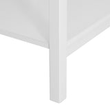 Wooden Side Table 39cm Wide With 1 Drawer in Set Of 2 - Velmora