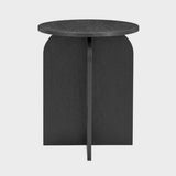 Wooden Side Table 40cm Wide Round - Arco