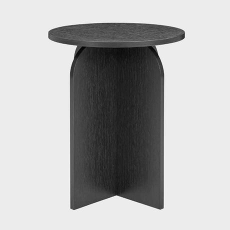 Wooden Side Table 40cm Wide Round - Arco