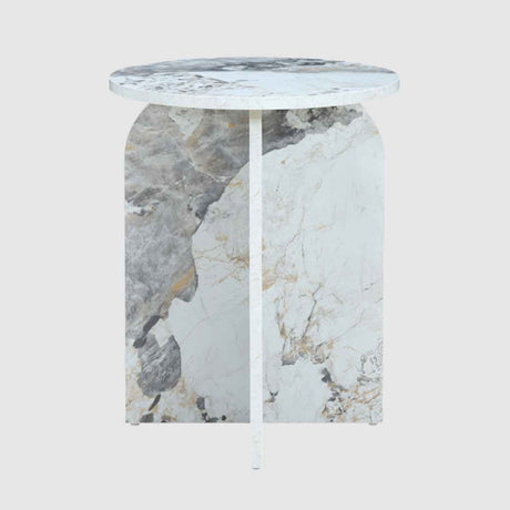 Wooden Side Table 40cm Wide Round - Arco