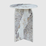 Wooden Side Table 40cm Wide Round - Arco