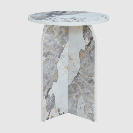 Wooden Side Table 40cm Wide Round - Arco