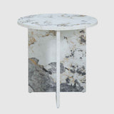 Wooden Side Table 40cm Wide Round - Aura